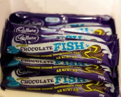 Chocolate Marshmallow Fish By Cadbury NZ X 10