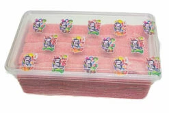 Sour Strawberry Belts - Straps 150 Pcs Tub -Snack Sales 2024 Fini 20Strawberry 20Belts 20tub 20top