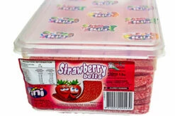 Sour Strawberry Belts - Straps 150 Pcs Tub