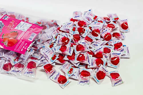 Hartbeat (Heartbeat) Strawberry Jumbo Heart Candies Bag 1 Hartbeat (Heartbeat) Strawberry Jumbo Heart Candies Bag