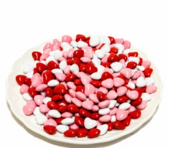 Candy Shell Red, Pink And White Chocolate Hearts 1kg -Snack Sales 2024 HeartsR P WChocolateCandyShell