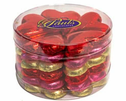 Hearts - Milk Chocolate 30g Hearts In Assorted Foil Tub Of 30 -Snack Sales 2024 Hearts 2030g 20x 2030 20Mixed 204