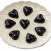 Hearts - Milk Chocolate Hearts In Black Foil