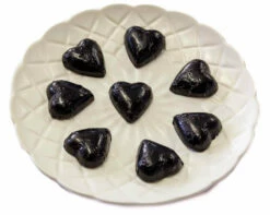 Hearts - Milk Chocolate Hearts In Black Foil