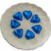 Hearts - Milk Chocolate Hearts In Electric Blue Foil 1kg