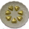 Hearts - Chocolate Hearts In Gold Foil (5kg Bulk)