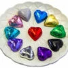 Hearts - Milk Chocolate Hearts In Mixed Foils 1kg