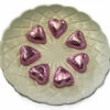 Hearts - Chocolate Hearts In Light Pink Foil (5kg Bulk)