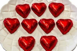 Hearts - Milk Chocolate Hearts In Red Foil 350g -Snack Sales 2024 Hearts 20Red 203
