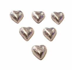Hearts - Milk Chocolate Hearts In Silver Foil 350g -Snack Sales 2024 Hearts 20Silver 203