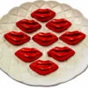 Kisses - Milk Chocolate Lips In Red Foil 300g
