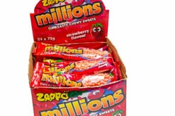 Zappo Millions Strawberry Box -Snack Sales 2024 Millions 20box 202