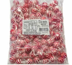 Starlight Mint Balls Red & White 1kg Christmas