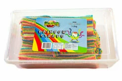 Rainbow Sour Straps - Tub 1.2kg