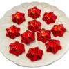 Stars - Chocolate Foil Stars - Red