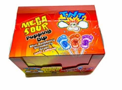 TNT Mega Sour Popping Dip 24 X 54g -Snack Sales 2024 TNT 20Mega 20Sour 20Popping 20Dip 20box 201