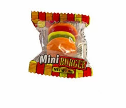 Mini Hamburgers / Burgers Box Of 60 -Snack Sales 2024 Trolli 20Mini 20Burger